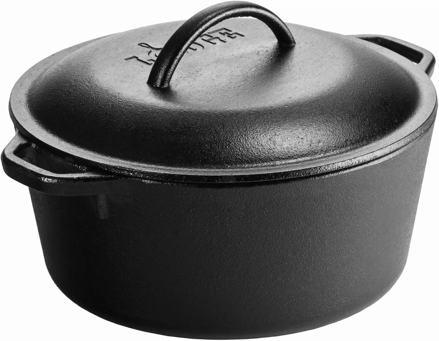 Lodge Cast Iron Dutch Oven, 5 Qt, Pre-Seasoned